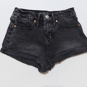 Wild Fable Black Denim High Rise Shorts